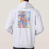 Brisbane Australia City Map Hoodie (Rückseite)