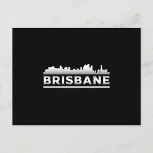 Brisbane Australia City Skyline Cityscape Geschenk Postkarte