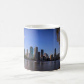 Brisbane, Australia Skyline aus dem Fluss quer Kaffeetasse (VorderseiteRechts)
