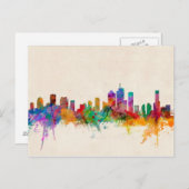 Brisbane Australia Skyline Cityscape Postkarte (Vorne/Hinten)