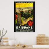 Brisbane Australia Tourismus Poster (Küche)