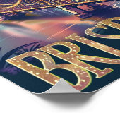 Brisbane Australia Vintag Berühmter Reiseort Poster (Ecke)