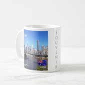 BRISBANE, Australien, Ozeanien, Kaffeetasse (Vorderseite Links)