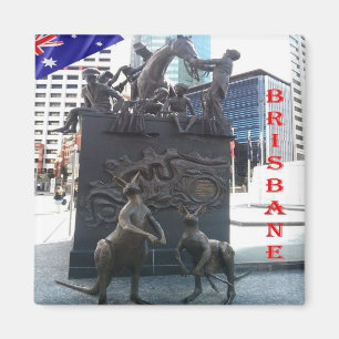 BRISBANE, Australien, Ozeanien, Kühlschrank Magnet