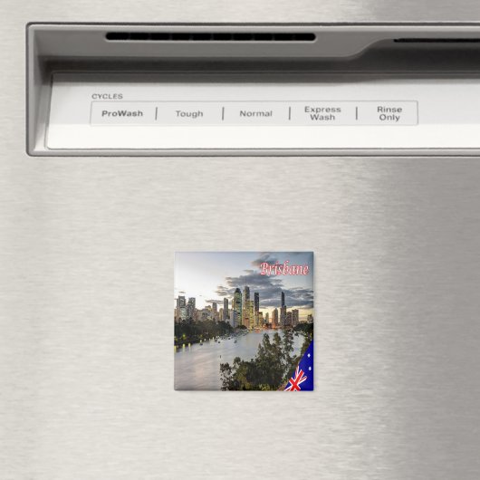 BRISBANE, Australien, Ozeanien, Kühlschrank Magnet (In Situ (Geschirrspüler))