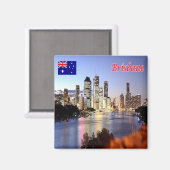 BRISBANE, Australien, Ozeanien, Kühlschrank Magnet (Vorderseite/Rückseite)