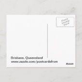 Brisbane, Australien Postkarte (Rückseite)