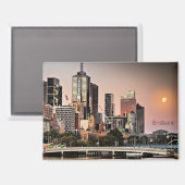 Brisbane, Australien Stadtansicht  Magnet (Vorderseite/Rückseite)