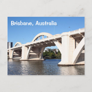 Brisbane, Australien: William Jolly Bridge Feiertagspostkarte
