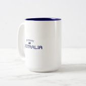 Brisbane Australien Zweifarbige Tasse (Vorderseite Links)