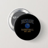 Brisbane Basketball Button (Vorne & Hinten)