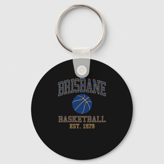 Brisbane Basketball Schlüsselanhänger (Vorderseite)