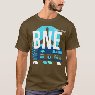 Brisbane BNE Airport Code Gepäckmarke T-Shirt