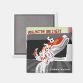 Brisbane Chinatown Town Magnet (Vorderseite/Rückseite)