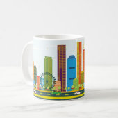 BRISBANE City Illustration Kaffeetasse (Vorderseite Links)
