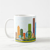 BRISBANE City Illustration Kaffeetasse (Links)