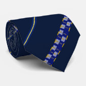 Brisbane gestreifte Flagge Krawatte (Gerollt)