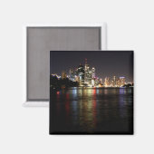 Brisbane in der Nacht Magnet (Vorderseite/Rückseite)