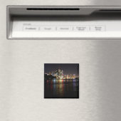 Brisbane in der Nacht Magnet (In Situ (Geschirrspüler))