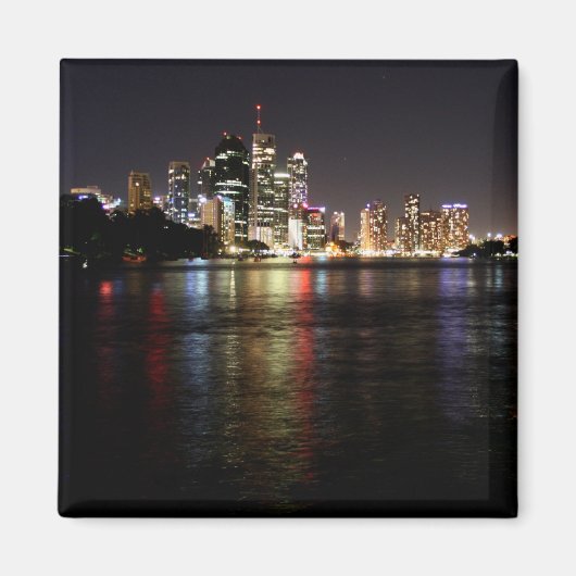 Brisbane in der Nacht Magnet (Vorne)
