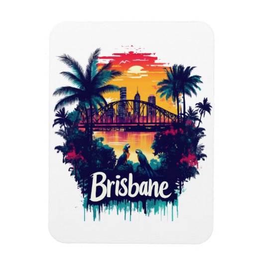 Brisbane Magnet (Vertikal)