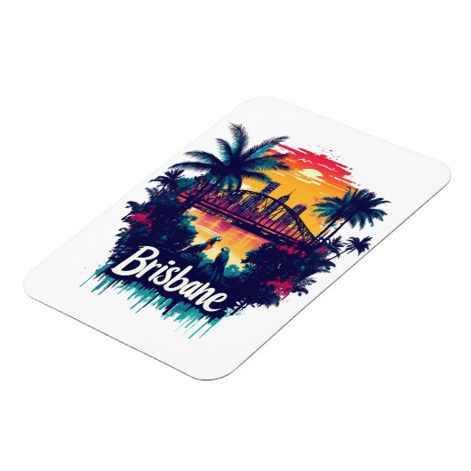 Brisbane Magnet (Linke Seite)