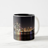 Brisbane nachts zweifarbige tasse (VorderseiteRechts)