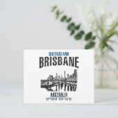 Brisbane Postkarte (Stehend Vorderseite)