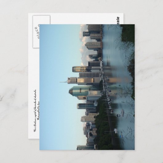 Brisbane Postkarte (Vorne/Hinten)
