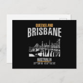 Brisbane Postkarte (Vorne/Hinten)