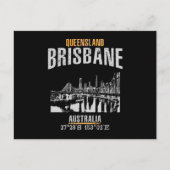 Brisbane Postkarte (Vorderseite)