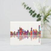Brisbane Qld Skyline Postkarte (Stehend Vorderseite)