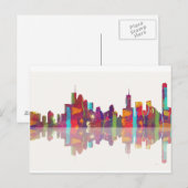 Brisbane Qld Skyline Postkarte (Vorne/Hinten)