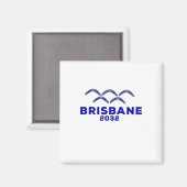 Brisbane Queensland Australien Magnet (Vorderseite/Rückseite)