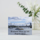 Brisbane Queensland Postkarte (Stehend Vorderseite)