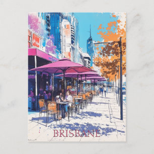Brisbane Queensland Travel Postkarte