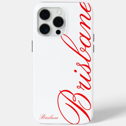 Brisbane - schöner iPhone-Fall Case-Mate iPhone Hülle (Rückseite)