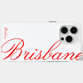 Brisbane - schöner iPhone-Fall Case-Mate iPhone Hülle (Rückseite (Horizontal))