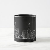 Brisbane Skyline Australien Classic Black and Whit Tasse (Zentrum)