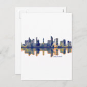 Brisbane Skyline Feiertagspostkarte (Vorne/Hinten)