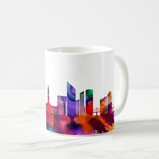 Brisbane Skyline Kaffeetasse (VorderseiteRechts)