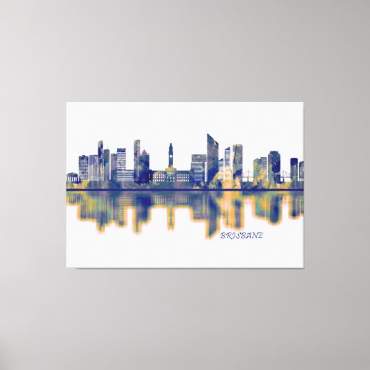 Brisbane Skyline Leinwanddruck (Vorderseite)