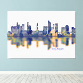 Brisbane Skyline Leinwanddruck (Insitu (Holzboden))
