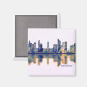 Brisbane Skyline Magnet (Vorderseite/Rückseite)