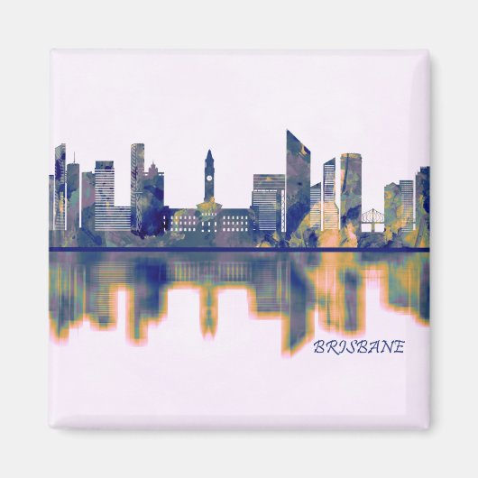 Brisbane Skyline Magnet (Vorne)
