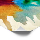 Brisbane Skyline Poster (Ecke)