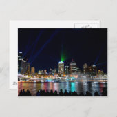 Brisbane Skyline Postkarte (Vorne/Hinten)
