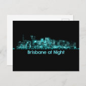 Brisbane Skyline Postkarte (Vorne/Hinten)
