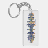 Brisbane Skyline Schlüsselanhänger (Vorderseite links)