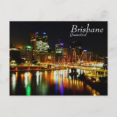 Brisbane um 1 Uhr Postkarte (Vorderseite)